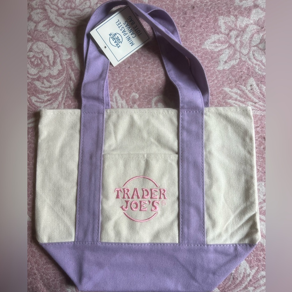 Trader Joe’s Mini Canvas Pastel Purple